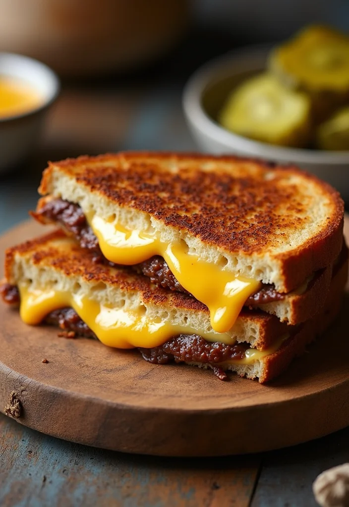 17 Genius Ways To Use Beef Brisket Tonight - 2. Brisket Grilled Cheese Sandwich