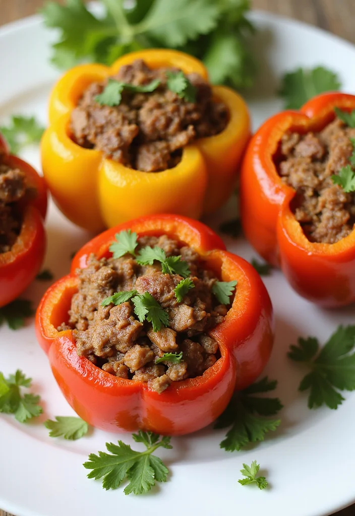 17 Genius Ways To Use Beef Brisket Tonight - 8. Brisket Stuffed Peppers