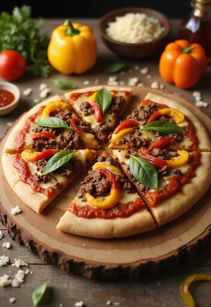 17 Teriyaki Ground Beef Recipes That Taste Incredible - 10. Teriyaki Ground Beef Pizza