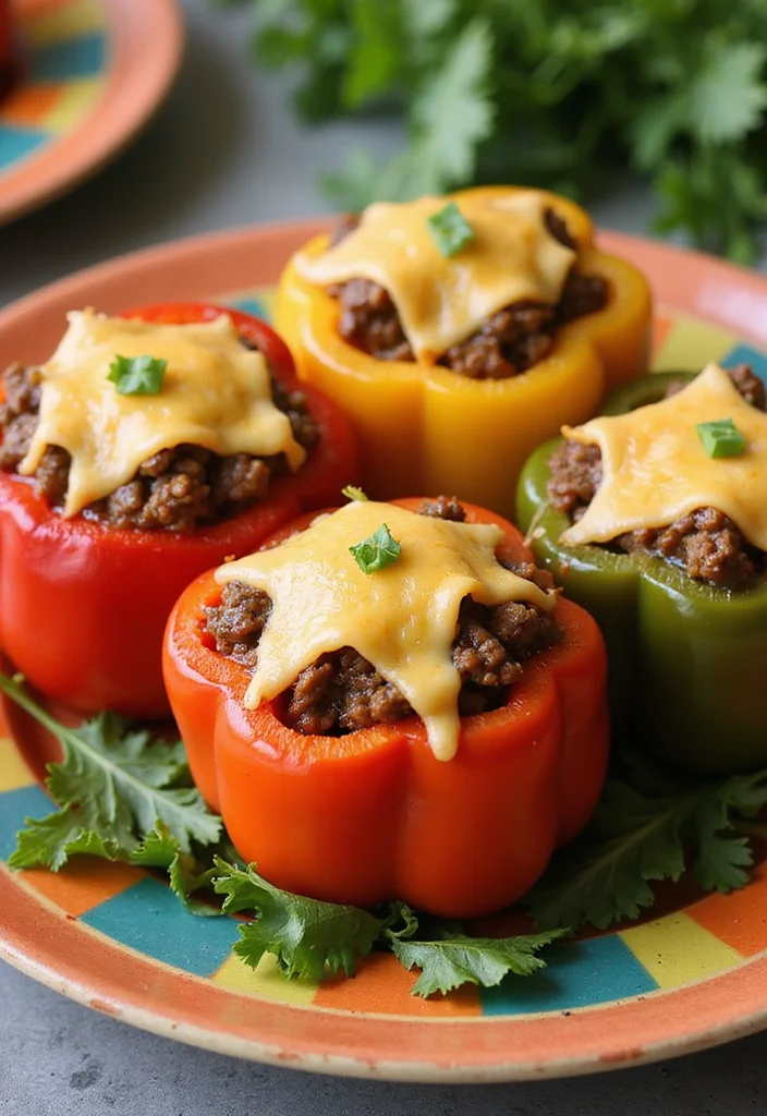 17 Teriyaki Ground Beef Recipes That Taste Incredible - 12. Teriyaki Ground Beef Stuffed Peppers