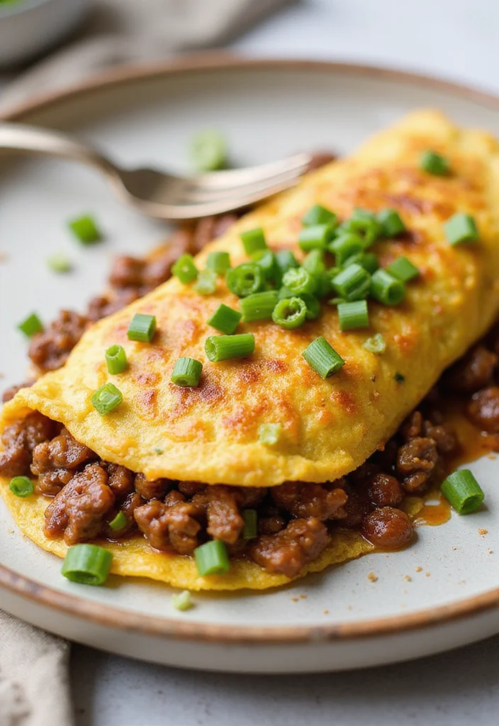 17 Teriyaki Ground Beef Recipes That Taste Incredible - 14. Teriyaki Ground Beef Omelet