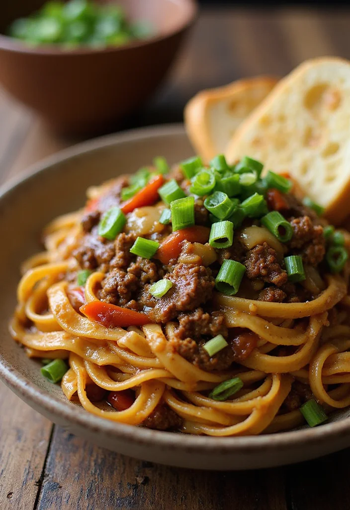 17 Teriyaki Ground Beef Recipes That Taste Incredible - 15. Teriyaki Ground Beef Pasta