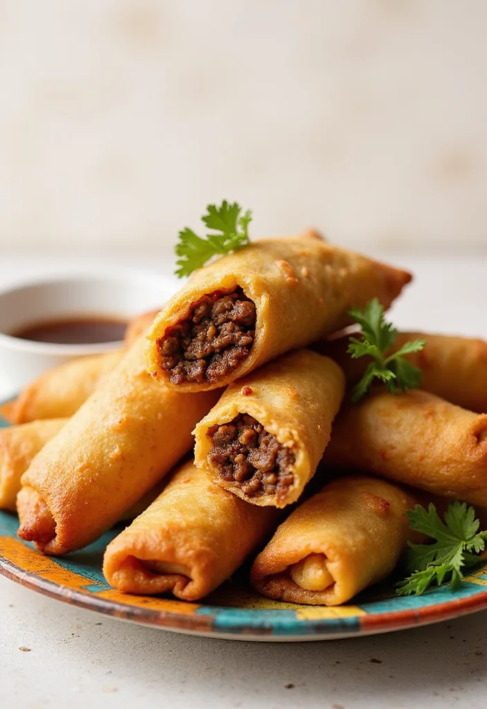 17 Teriyaki Ground Beef Recipes That Taste Incredible - 16. Teriyaki Ground Beef Egg Rolls