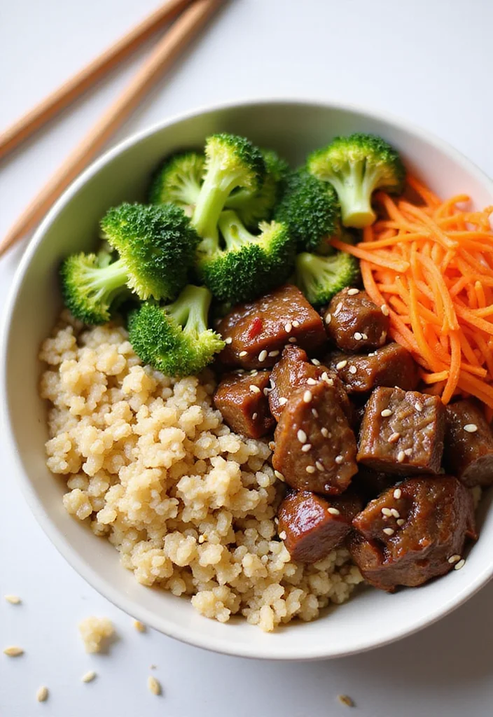 17 Teriyaki Ground Beef Recipes That Taste Incredible - 3. Teriyaki Ground Beef Bowl