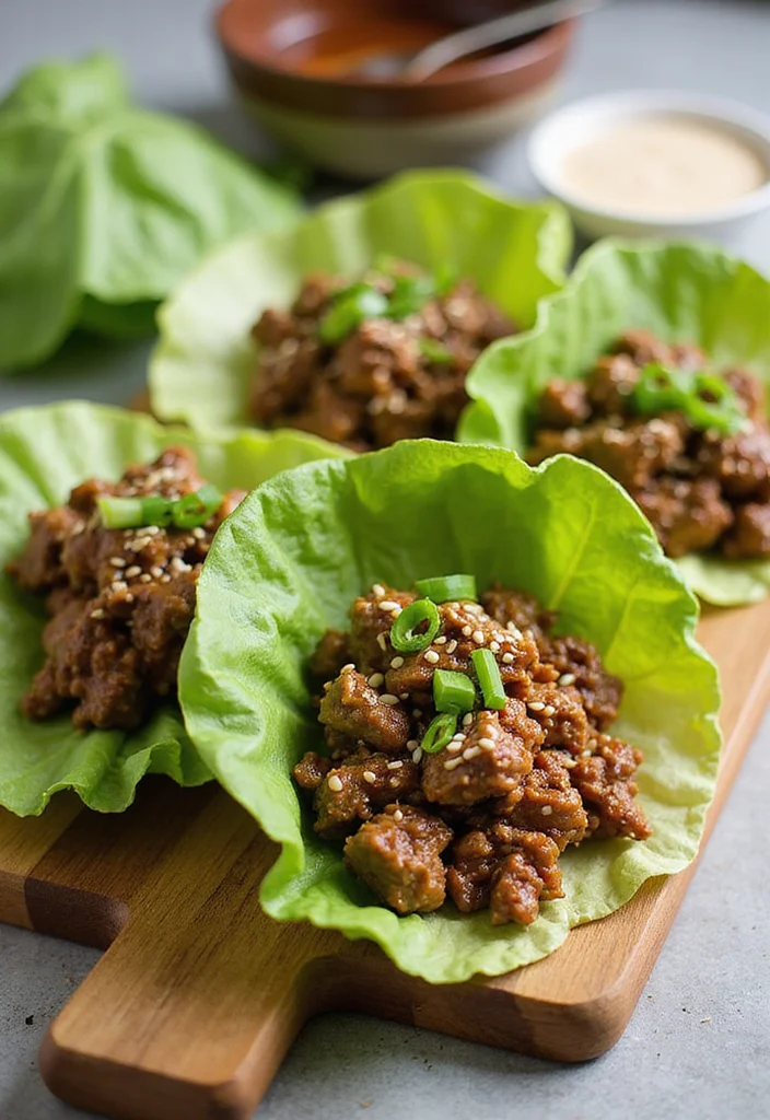 17 Teriyaki Ground Beef Recipes That Taste Incredible - 5. Teriyaki Ground Beef Lettuce Wraps