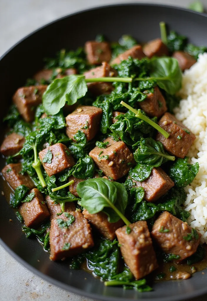 17 Underrated Easy Beef Stir Fry Recipes Worth Making - 13. Beef and Spinach Stir Fry