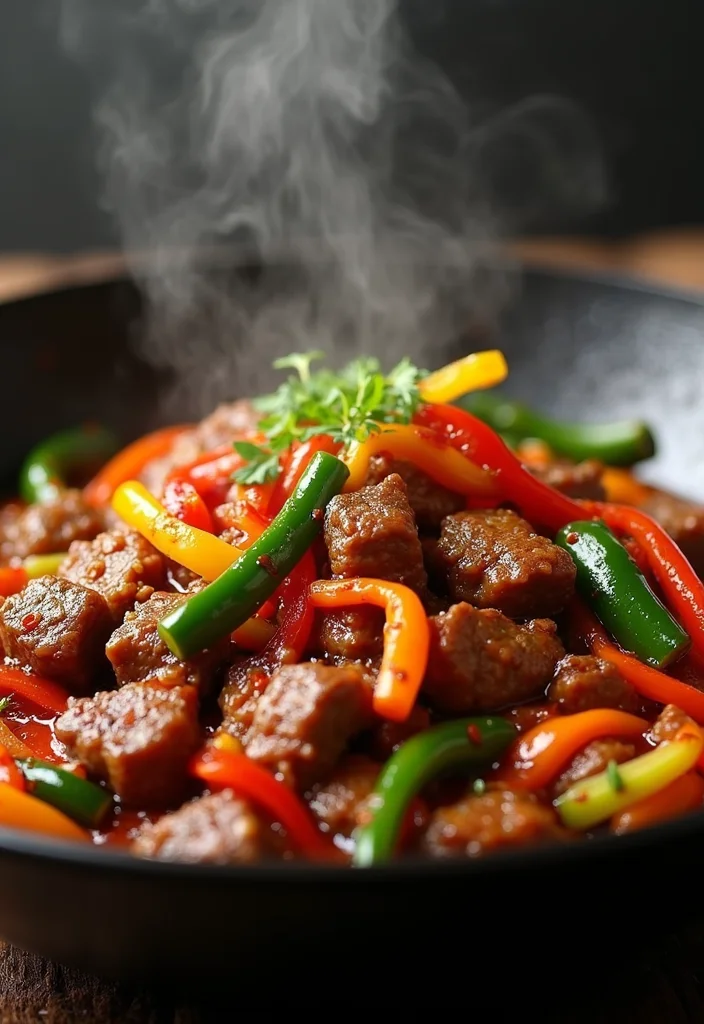 17 Underrated Easy Beef Stir Fry Recipes Worth Making - 4. Spicy Szechuan Beef Stir Fry