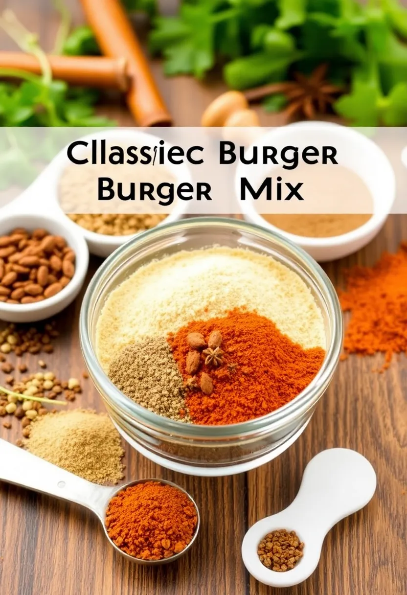 18 Burger Seasoning Recipe Ground Beef Recipes Everyone Is Searching For - 1. Classic Burger Spice Mix
