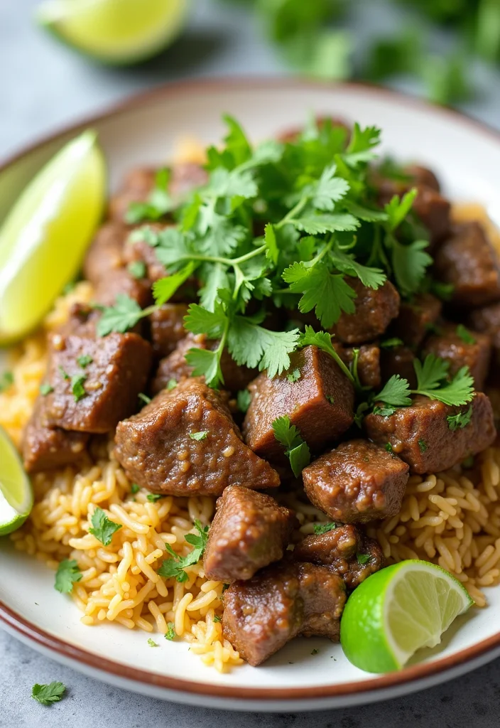 18 Easy Beef Fried Rice Meals That Always Impress - 17. Beef Fried Rice with Cilantro Lime Dressing