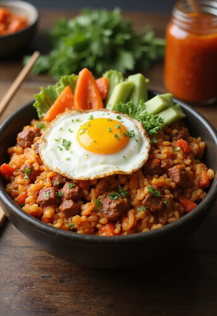 18 Easy Beef Fried Rice Meals That Always Impress - 3. Spicy Korean Beef Fried Rice
