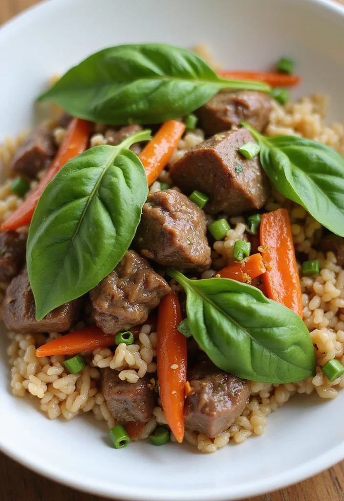 18 Easy Beef Fried Rice Meals That Always Impress - 9. Thai Basil Beef Fried Rice