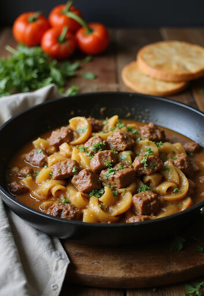 18 Genius Ways To Use 5 Ingredient Beef Stroganoff Tonight - 18. One-Pan Beef Stroganoff