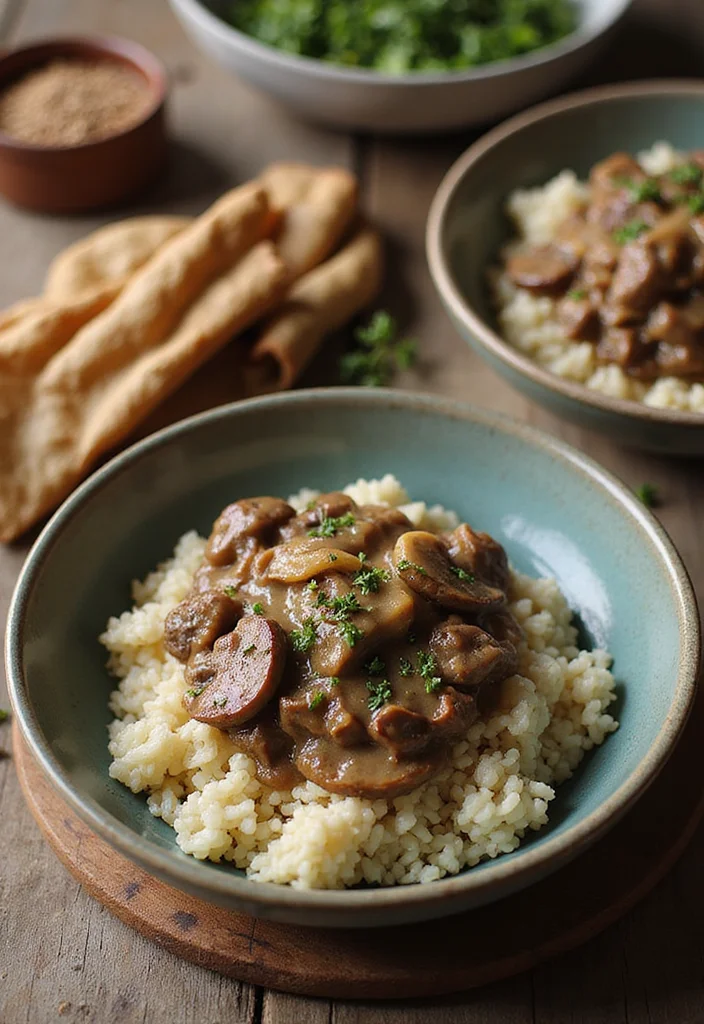 18 Genius Ways To Use 5 Ingredient Beef Stroganoff Tonight - 6. Beef Stroganoff Rice Bowls