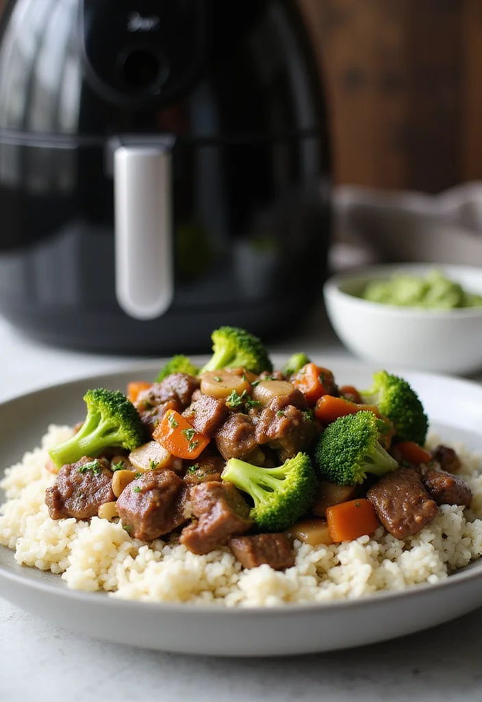 18 Genius Ways To Use Air Fryer Beef Tonight - 9. Air Fryer Beef and Broccoli