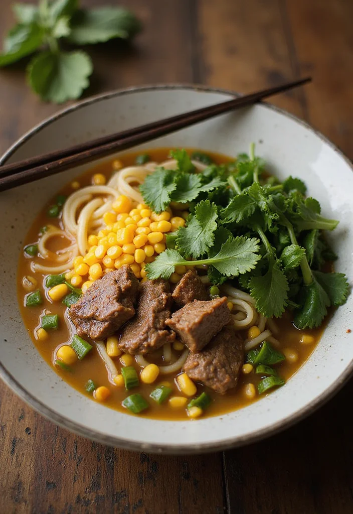 18 Taiwanese Beef Noodle Soup Ideas That Make Dinner So Much Easier - 10. Beef Noodle Soup with Corn