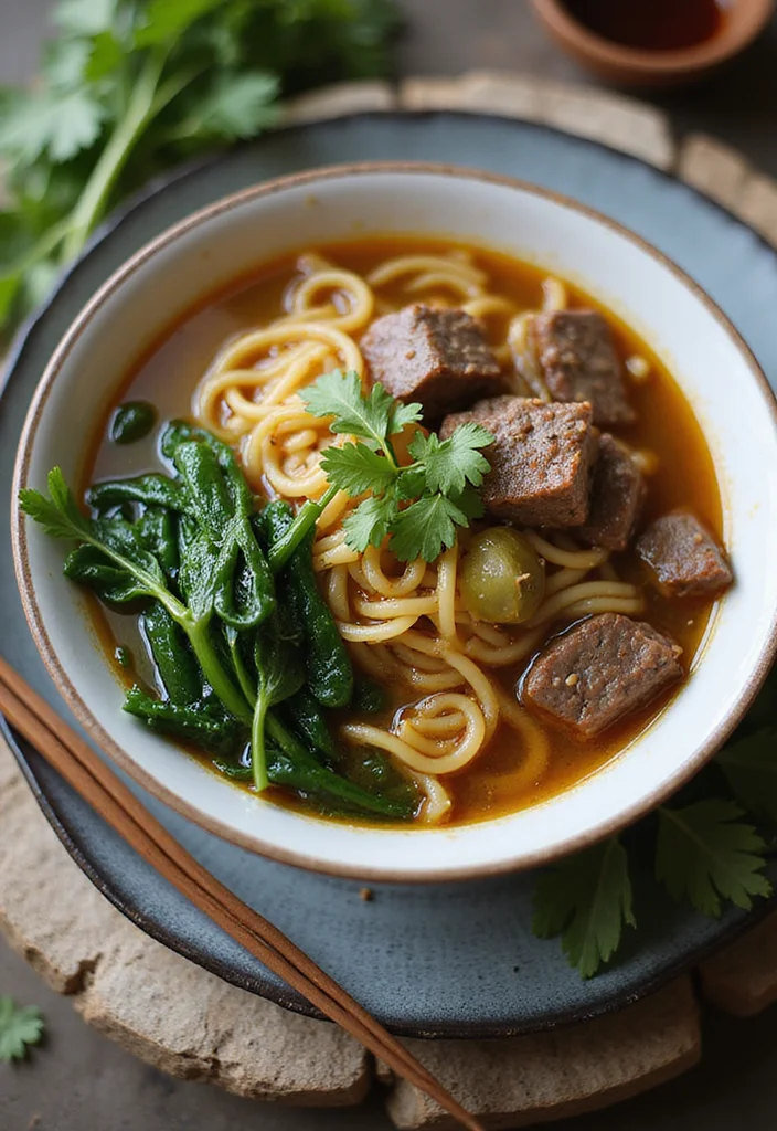 18 Taiwanese Beef Noodle Soup Ideas That Make Dinner So Much Easier - 4. Beef Noodle Soup with Pickled Mustard Greens