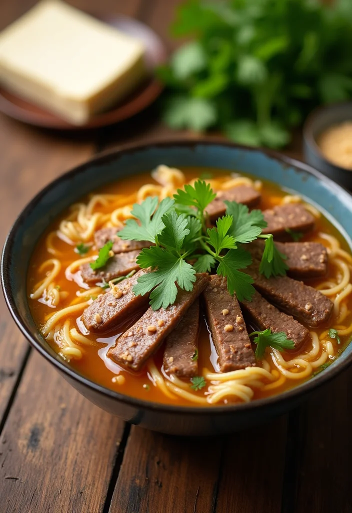 18 Taiwanese Beef Noodle Soup Ideas That Make Dinner So Much Easier - 5. Tofu and Beef Noodle Soup