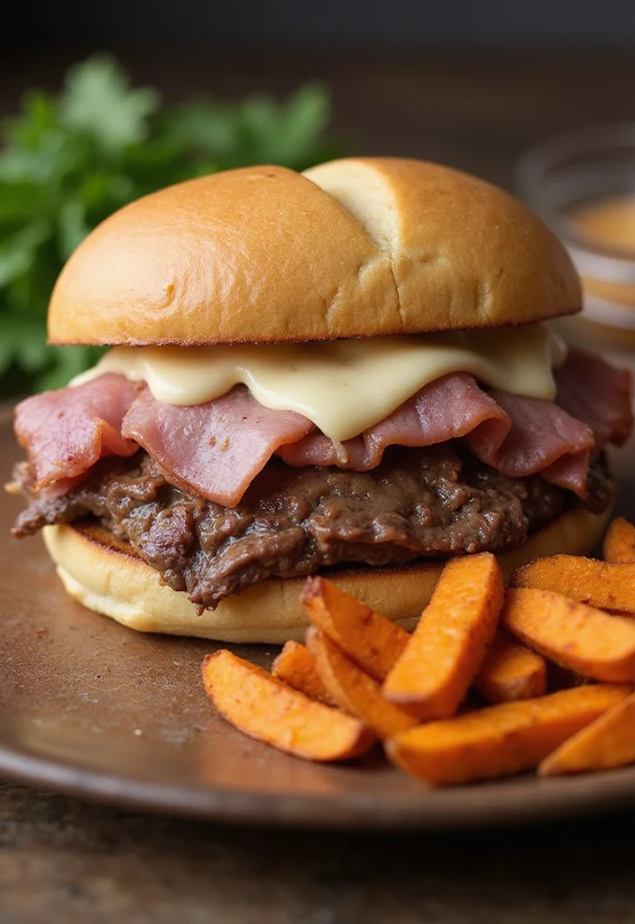18 Underrated Shaved Beef Sandwich Recipes Worth Making - 10. Shaved Beef Cordon Bleu Sandwich