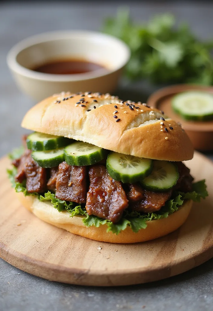 18 Underrated Shaved Beef Sandwich Recipes Worth Making - 5. Teriyaki Shaved Beef Sandwich