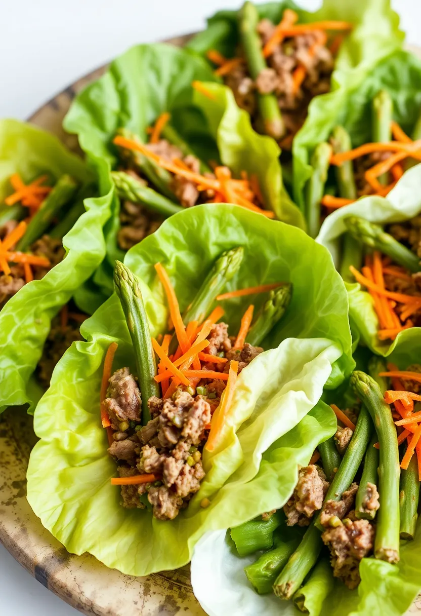 Top 14 Ground Beef And Asparagus Ideas You Haven’t Tried Yet - 13. Asian Inspired Beef and Asparagus Lettuce Wraps