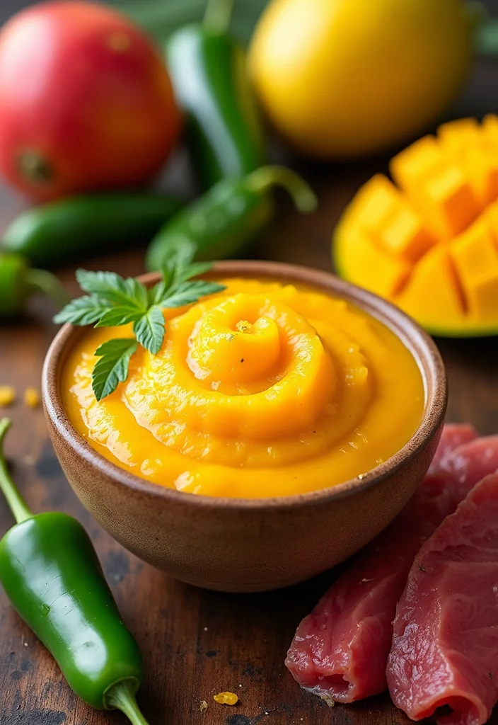 Top 15 Beef Jerky Marinade Ideas You Haven't Tried Yet - 7. Sweet & Spicy Mango Tango