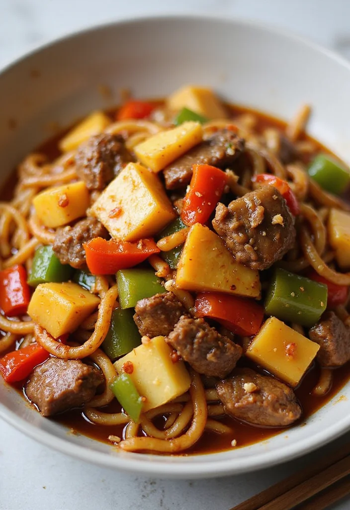 Top 17 Beef Chow Mein Ideas You Haven't Tried Yet - 1. Sweet and Sour Beef Chow Mein