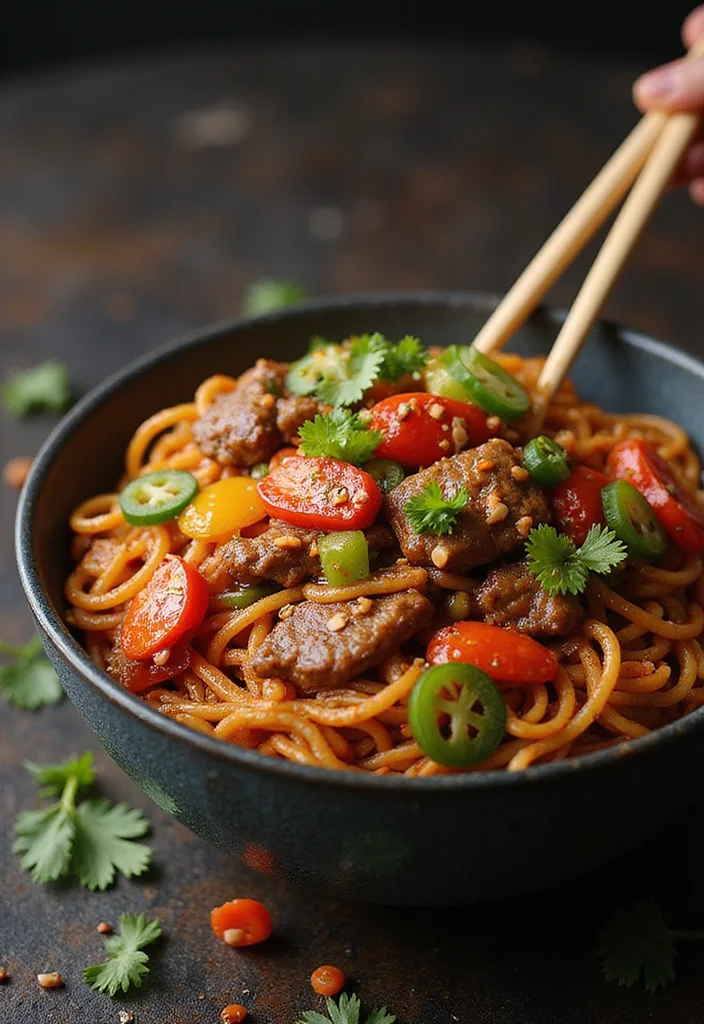 Top 17 Beef Chow Mein Ideas You Haven't Tried Yet - 2. Spicy Szechuan Beef Chow Mein