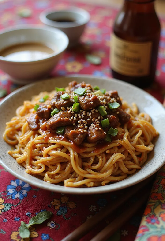 Top 17 Beef Chow Mein Ideas You Haven't Tried Yet - 3. Teriyaki Beef Chow Mein