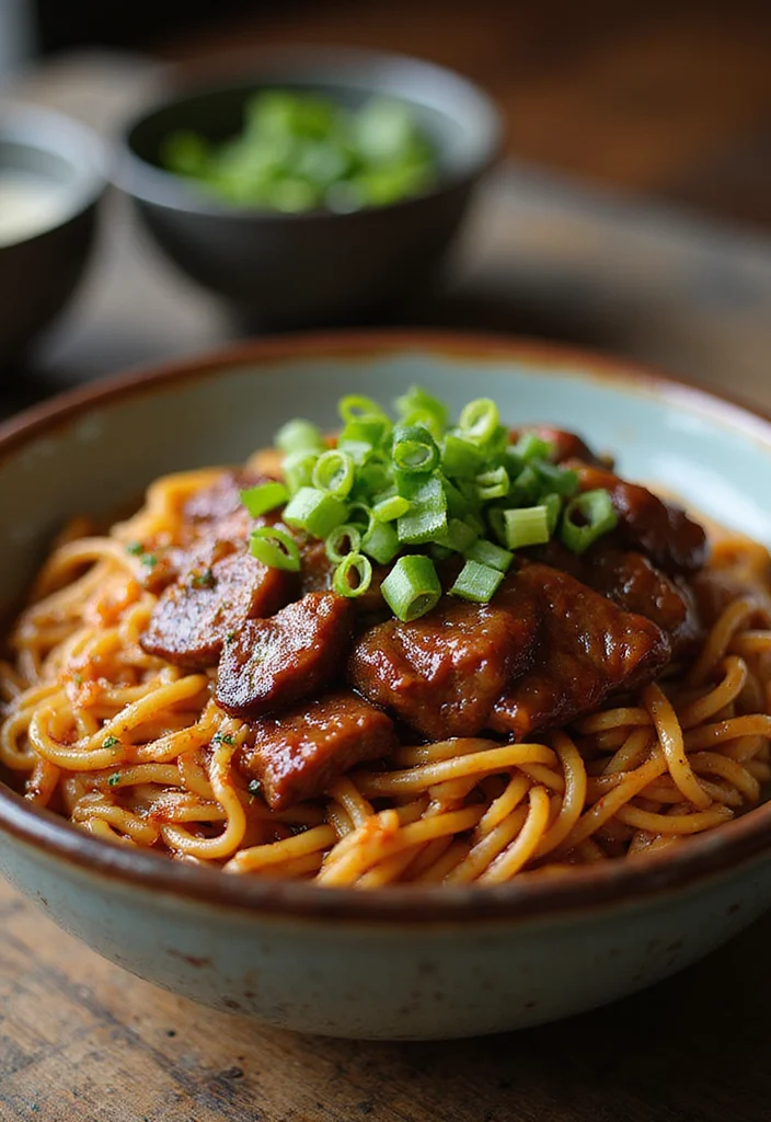 Top 17 Beef Chow Mein Ideas You Haven't Tried Yet - 7. Korean BBQ Beef Chow Mein