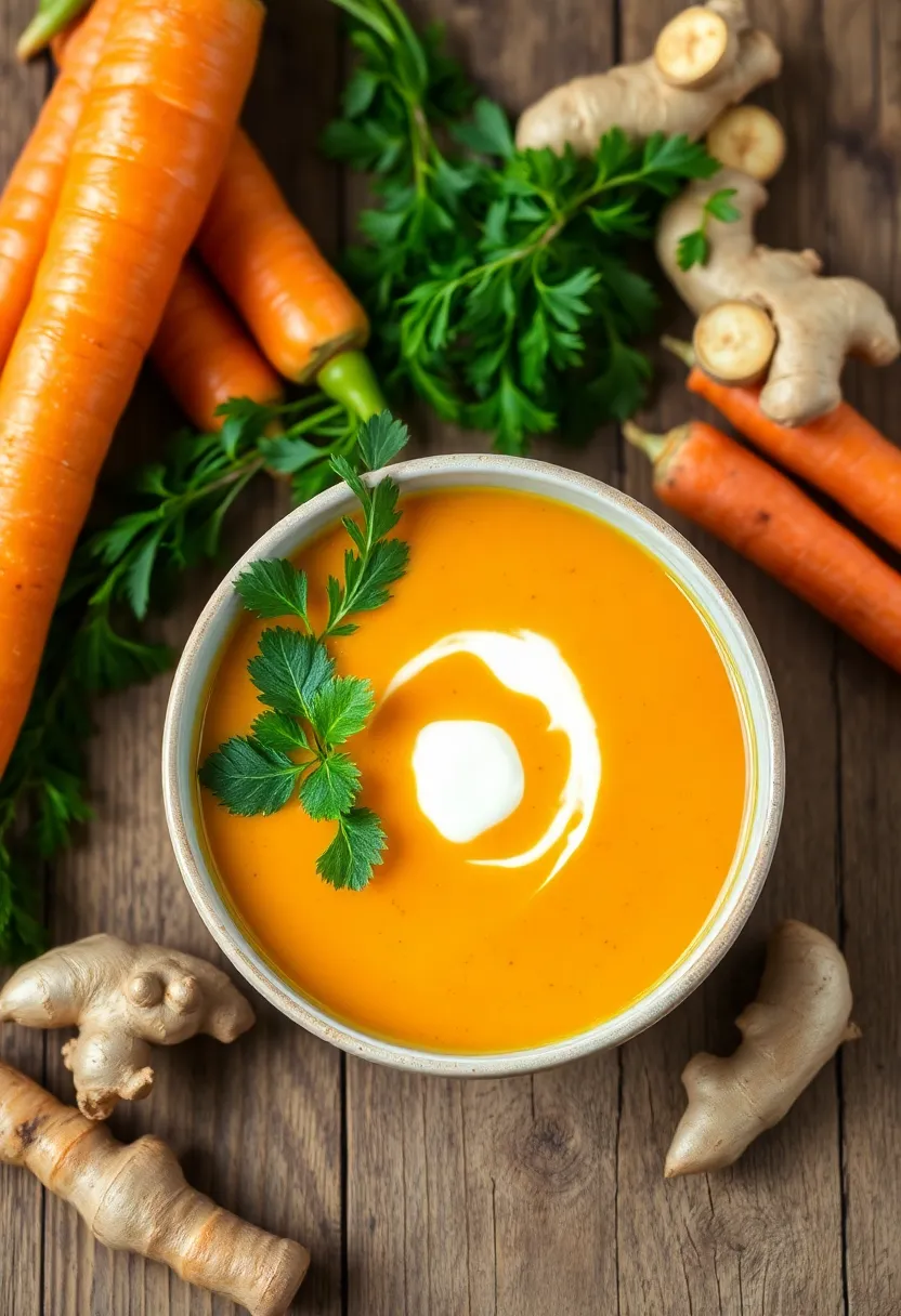 Top 17 Veggie Beef Soup Ideas You Haven't Tried Yet - 11. Carrot Ginger Soup