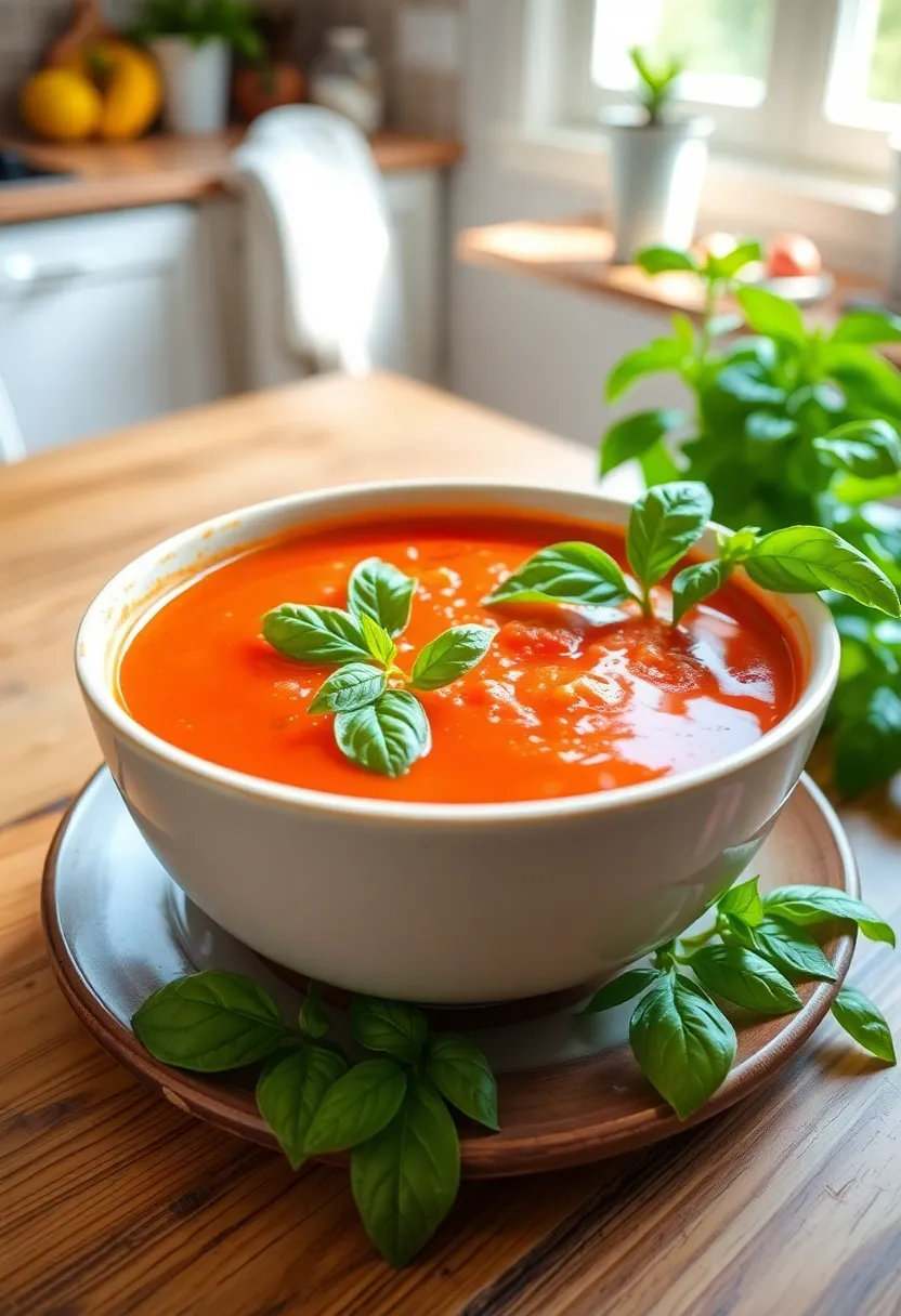 Top 17 Veggie Beef Soup Ideas You Haven't Tried Yet - 12. Tomato Basil Veggie Soup