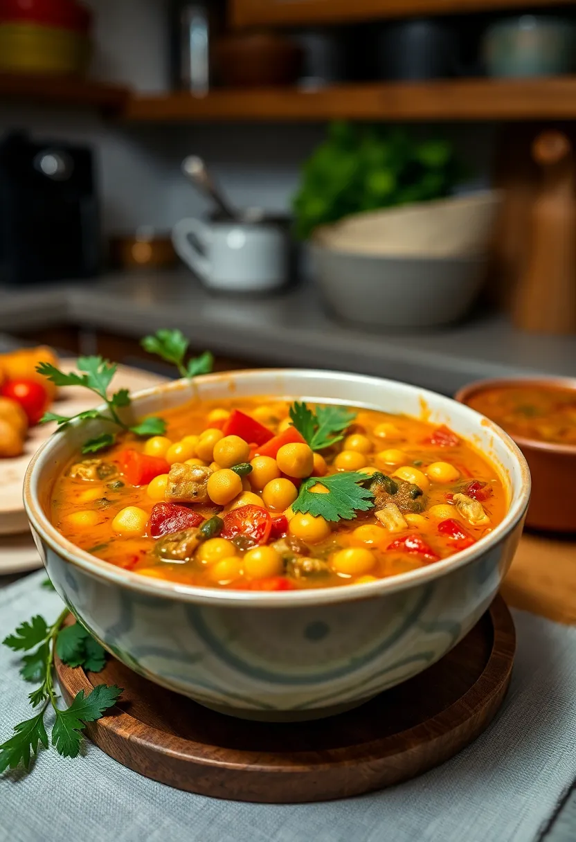 Top 17 Veggie Beef Soup Ideas You Haven't Tried Yet - 17. Curried Vegetable and Chickpea Soup