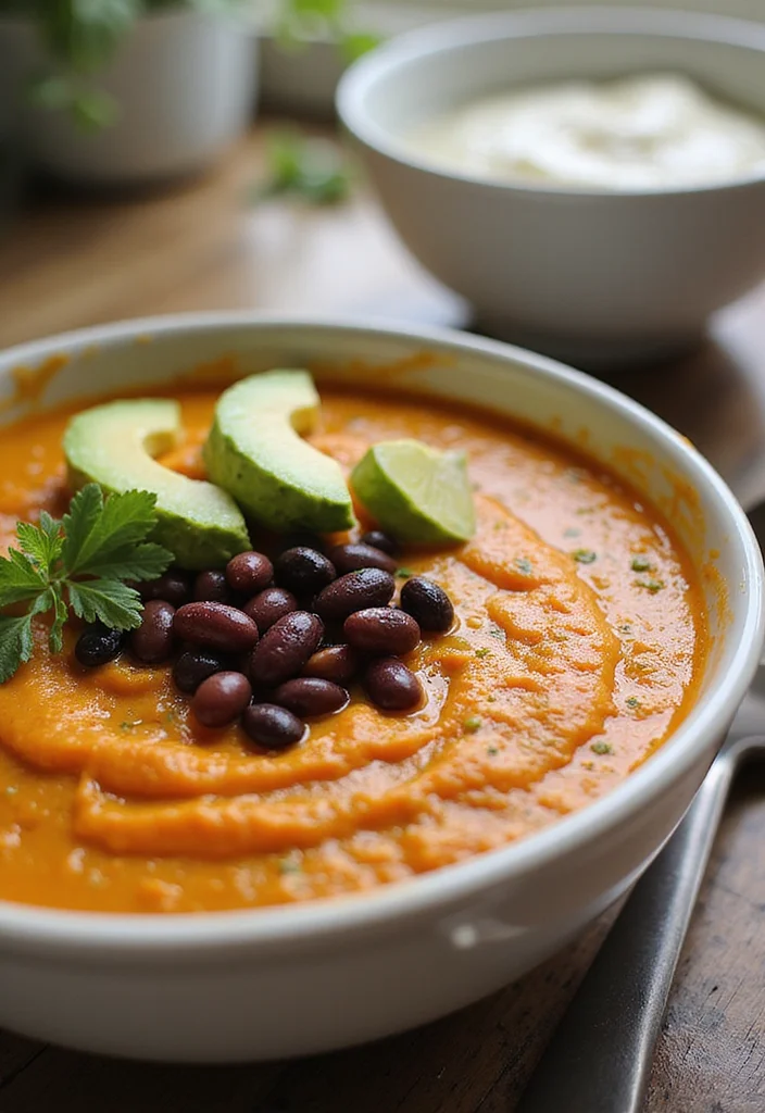 Top 17 Veggie Beef Soup Ideas You Haven't Tried Yet - 4. Sweet Potato and Black Bean Soup