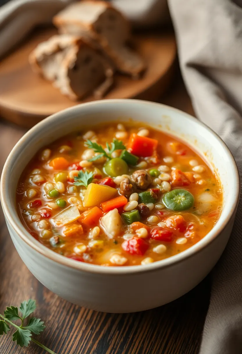 Top 17 Veggie Beef Soup Ideas You Haven't Tried Yet - 9. Vegetable Barley Soup