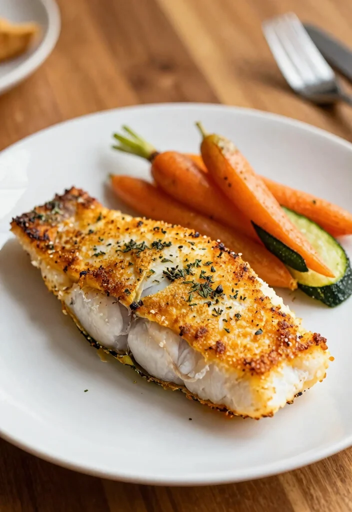 16 Best Cod Fish Recipes: Flaky Flavor-Packed Favorites for Weight Loss - 3. Herb-Crusted Cod 1