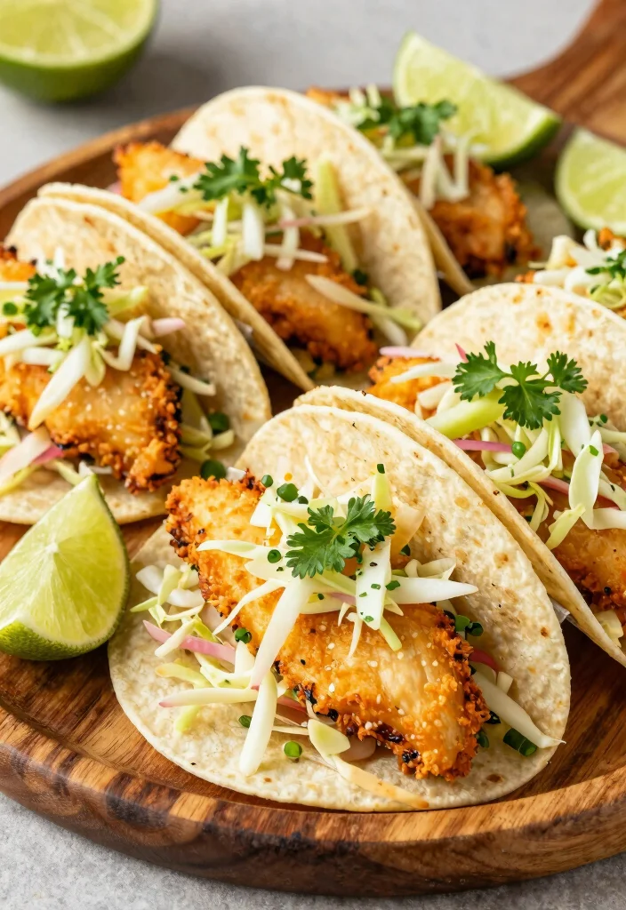 16 Best Cod Fish Recipes: Flaky Flavor-Packed Favorites for Weight Loss - 5. Cod Fish Tacos with Cabbage Slaw 1
