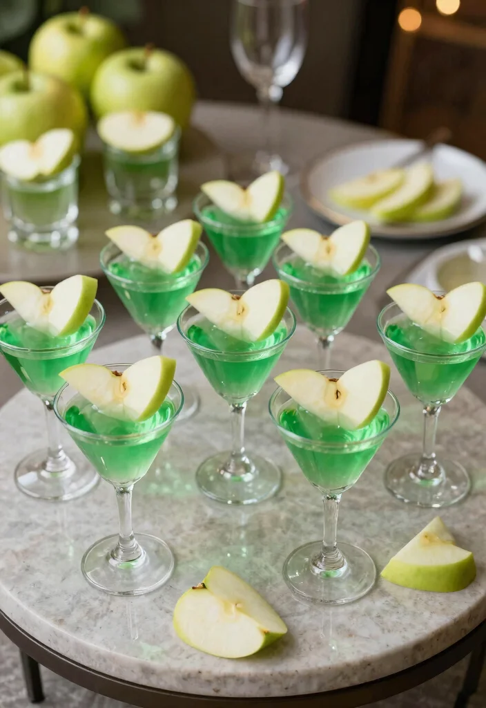 16 Best Jello Shot Recipes Party Ready Fun 12 16 Best Jello Shot Recipes Party Ready Fun - 11. Green Apple Martini Jello Shots 1