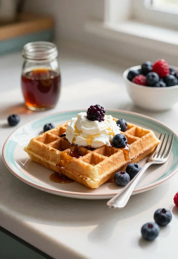 16 Best Sourdough Discard Recipes for Zero Waste Baking - 8. Sourdough Discard Waffles 1