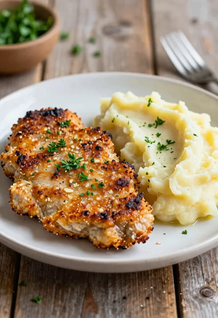 16 Boneless Pork Chop Recipes for a Tender Slow Cooked Meal - 12. Garlic Parmesan Pork Chops 1