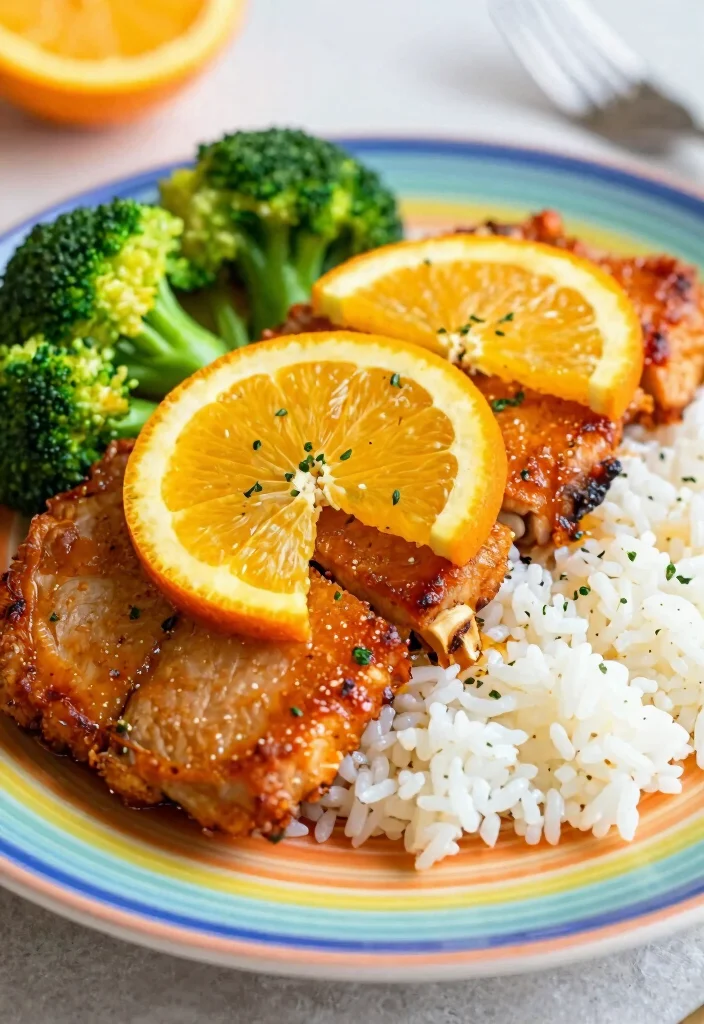 16 Boneless Pork Chop Recipes for a Tender Slow Cooked Meal - 13. Orange Ginger Pork Chops 1