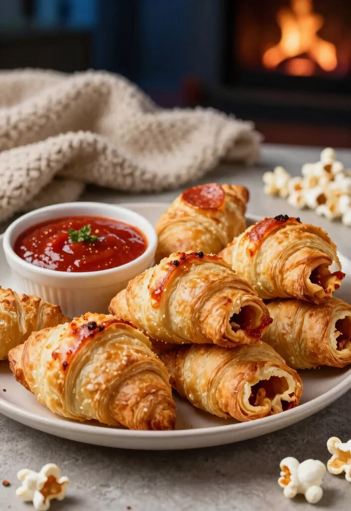 16 Crescent Roll Recipes Dinner Easy Flaky Mains - 4. Pepperoni Pizza Crescent Roll Ups 1