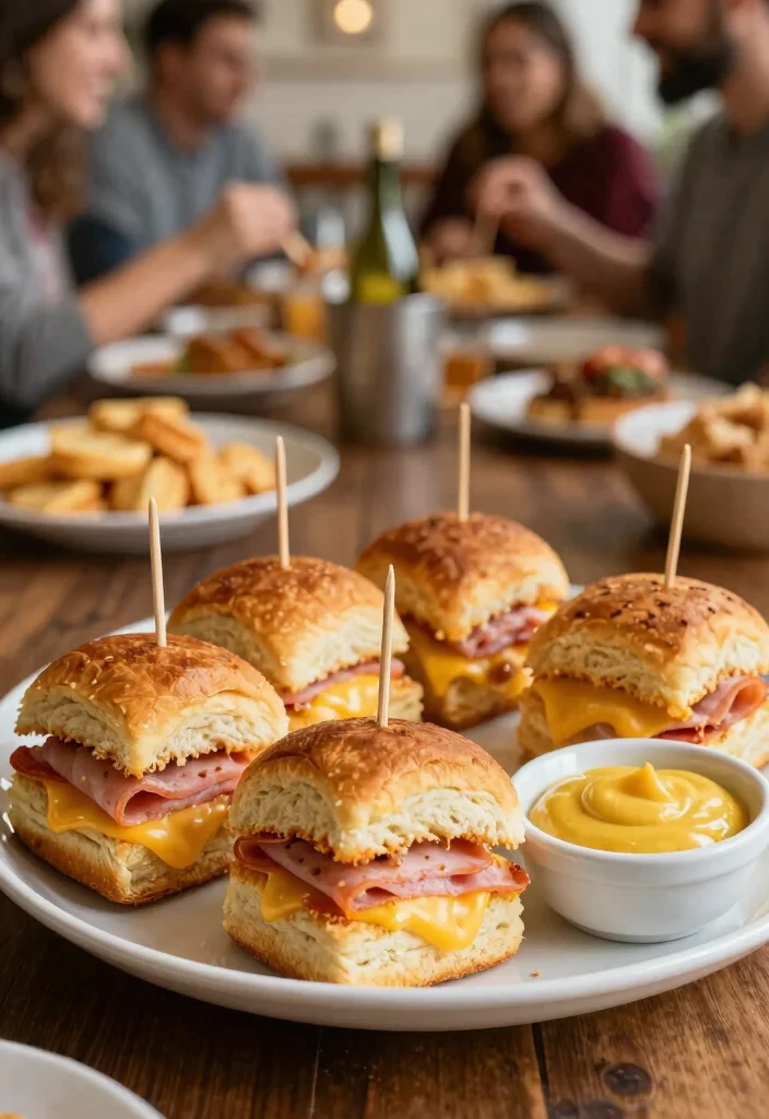 16 Crescent Roll Recipes Dinner Easy Flaky Mains - 7. Ham and Cheese Crescent Roll Sliders 1