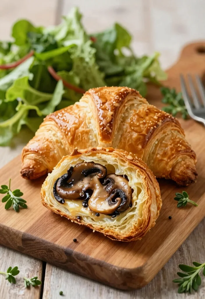 16 Crescent Roll Recipes Dinner Easy Flaky Mains - 8. Mushroom and Swiss Crescent Roll Bake 1