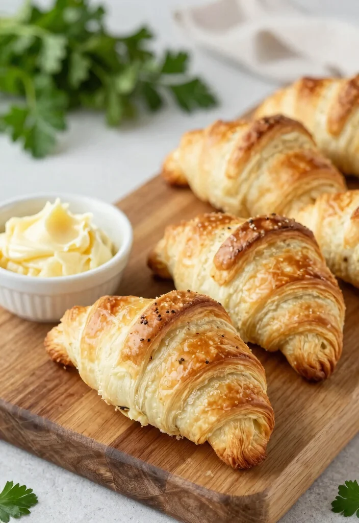 16 Crescent Roll Recipes Dinner Easy Flaky Mains - 9. Garlic Butter Crescent Rolls 1