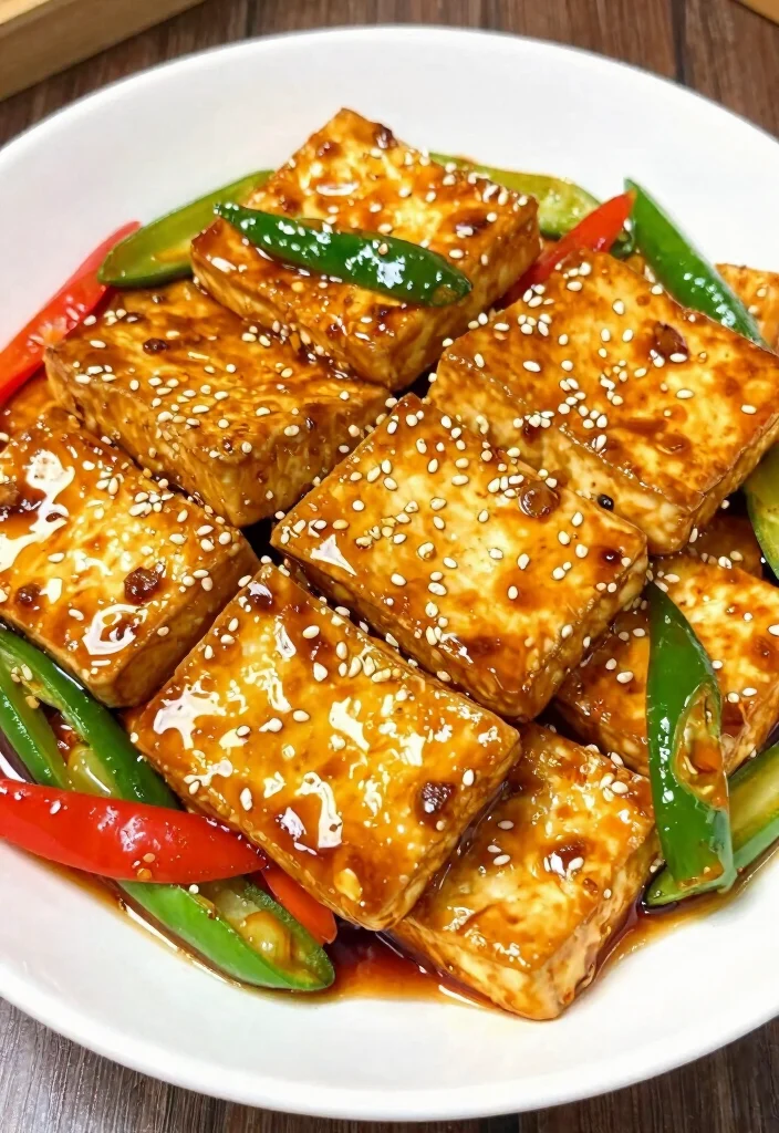 16 Delicious Recipes for Dinner: Tried and True Favorites - 12. Sweet and Spicy Glazed Tofu 1