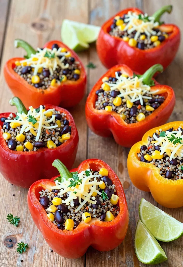 16 Delicious Recipes for Dinner: Tried and True Favorites - 2. Quinoa and Black Bean Stuffed Peppers 1