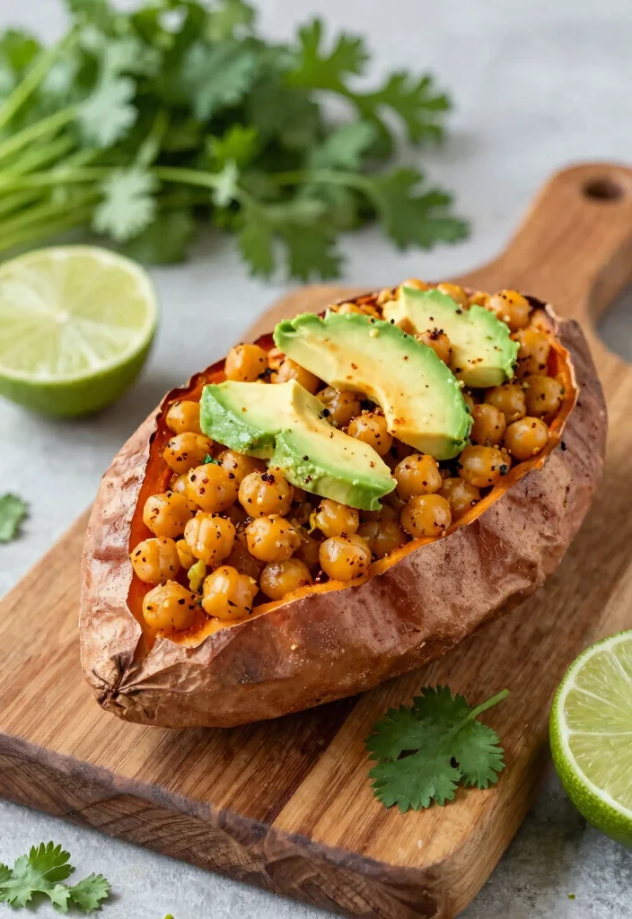 16 Delicious Recipes for Dinner: Tried and True Favorites - 6. Stuffed Sweet Potatoes with Chickpeas 1