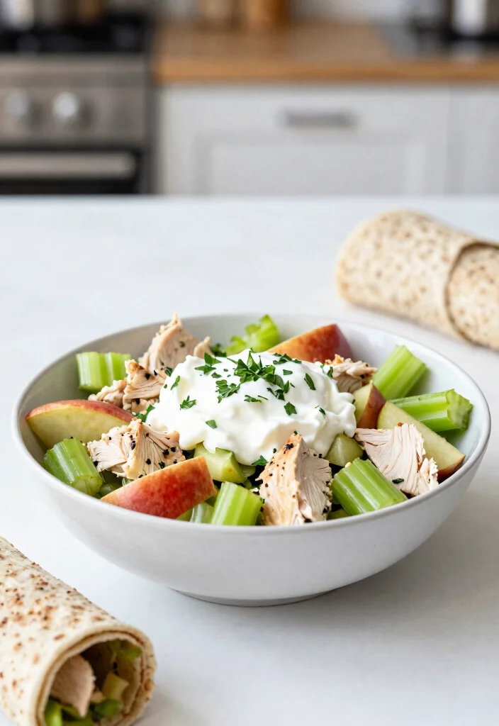 16 Dinner Recipes High Protein Filling Healthy Meals - 5. Greek Yogurt Chicken Salad 1