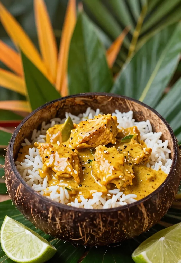 16 Dinner Recipes With Rice: One Pot Comfort - 5. Coconut Curry Chicken and Rice 1