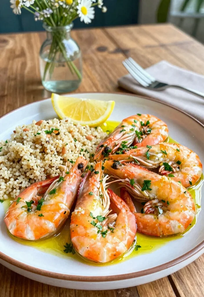 16 Dinner Recipes for One: Simple Satisfying Plates - 1. Zesty Lemon Garlic Shrimp 1